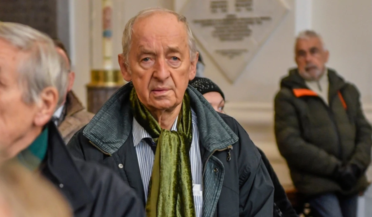 Pogrzeb Jerzego Połomskiego. Andrzej Rosiewicz Pogrzeb Jerzego Połomskiego. Andrzej Rosiewicz