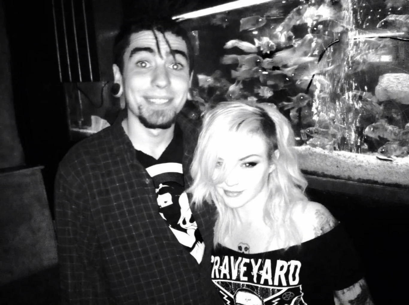 Przyrodni brat Jennifer Aniston, Alex Aniston z Adriane Hallek, byłą partnerką 