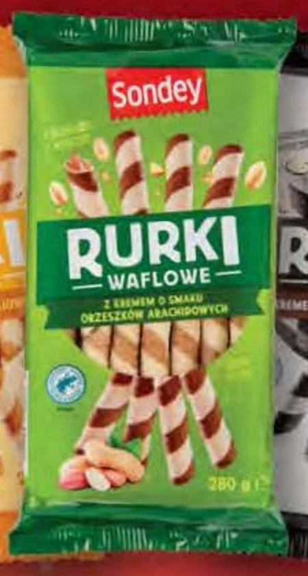 Rurki czekoladowe Sondey