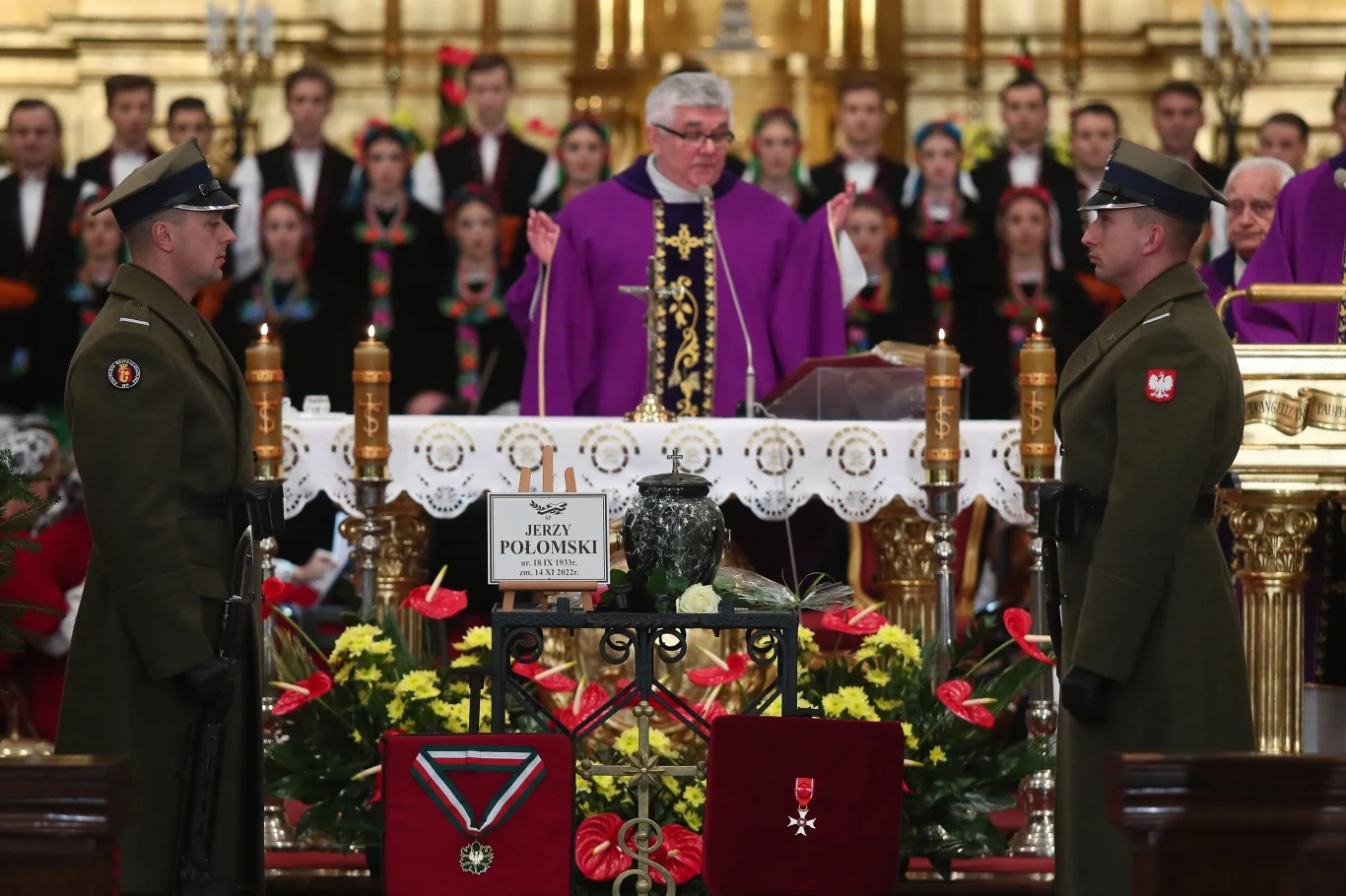 Pogrzeb Jerzego Połomskiego