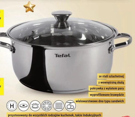 Garnek z pokrywką Tefal