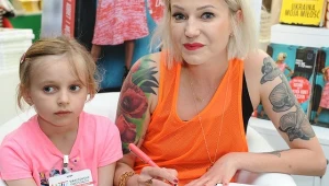 Daria Ładocha z córką