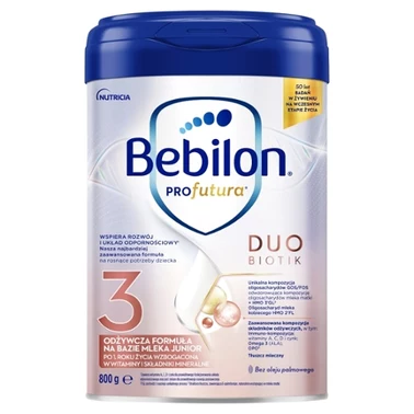 Bebilon Profutura Duobiotik 3 Formuła na bazie mleka po 1. roku życia 800 g - 0