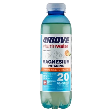 4Move Vitamin Water Magnez + B6 Napój niegazowany smak cytrusowy 556 ml - 4