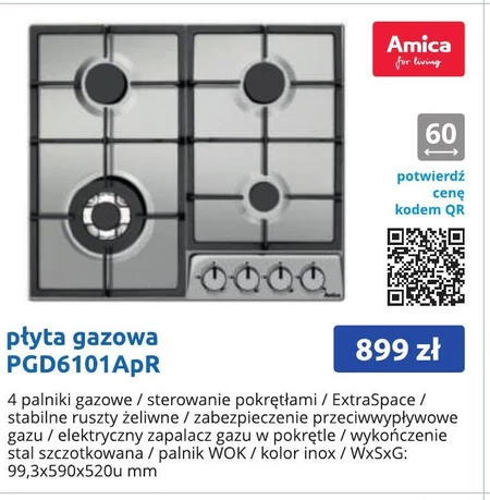 Płyta gazowa Amica