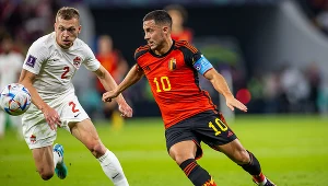 Eden Hazard w akcji przeciwko Kanadzie