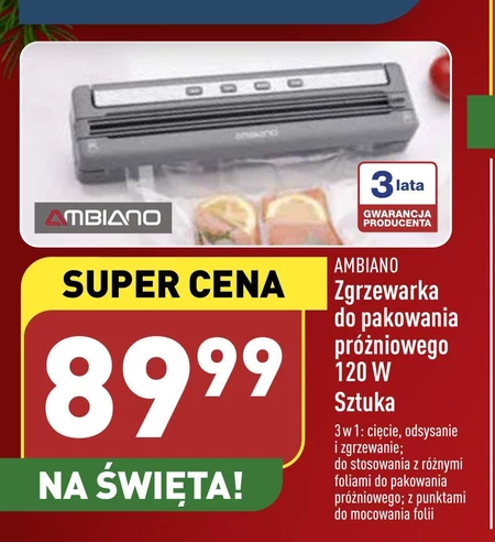 Zgrzewarka próżniowa Ambiano