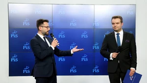 Radosław Fogiel prezentuje nowego rzecznika PiS - Rafała Bochenka