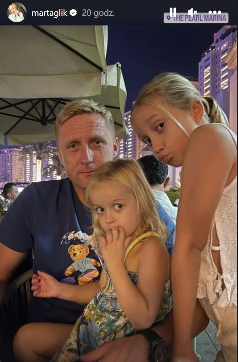 Kamil Glik z rodziną w Katarze Kamil Glik z rodziną w Katarze