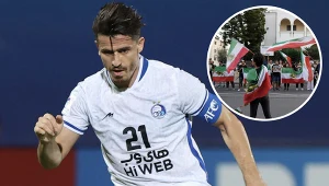 Irański piłkarz aresztowany. Wspierał antyrządowe protesty