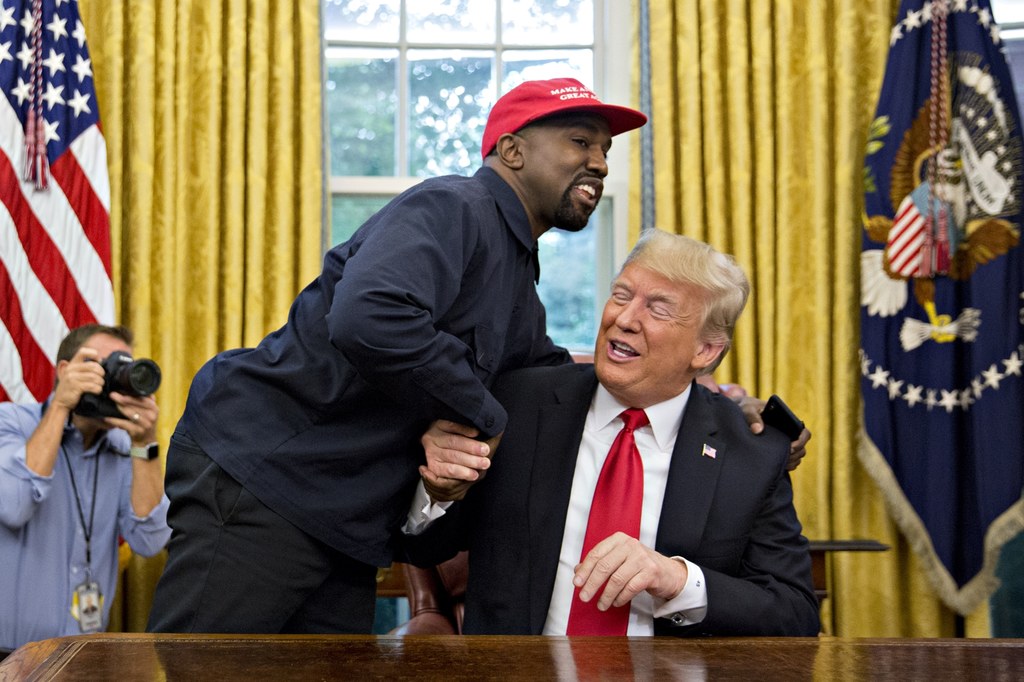 Kanye West nigdy nie ukrywał sympatii wobec Donalda Trumpa