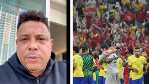 Ronaldo był zmuszony jedynie z hotelu oglądać wygraną reprezentacji Brazylii w meczu z Serbią