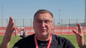 Selekcjoner Czesław Michniewicz ma już dość pytań o statystykę. Chce zdobywać kolejne punkty na MŚ w Katarze