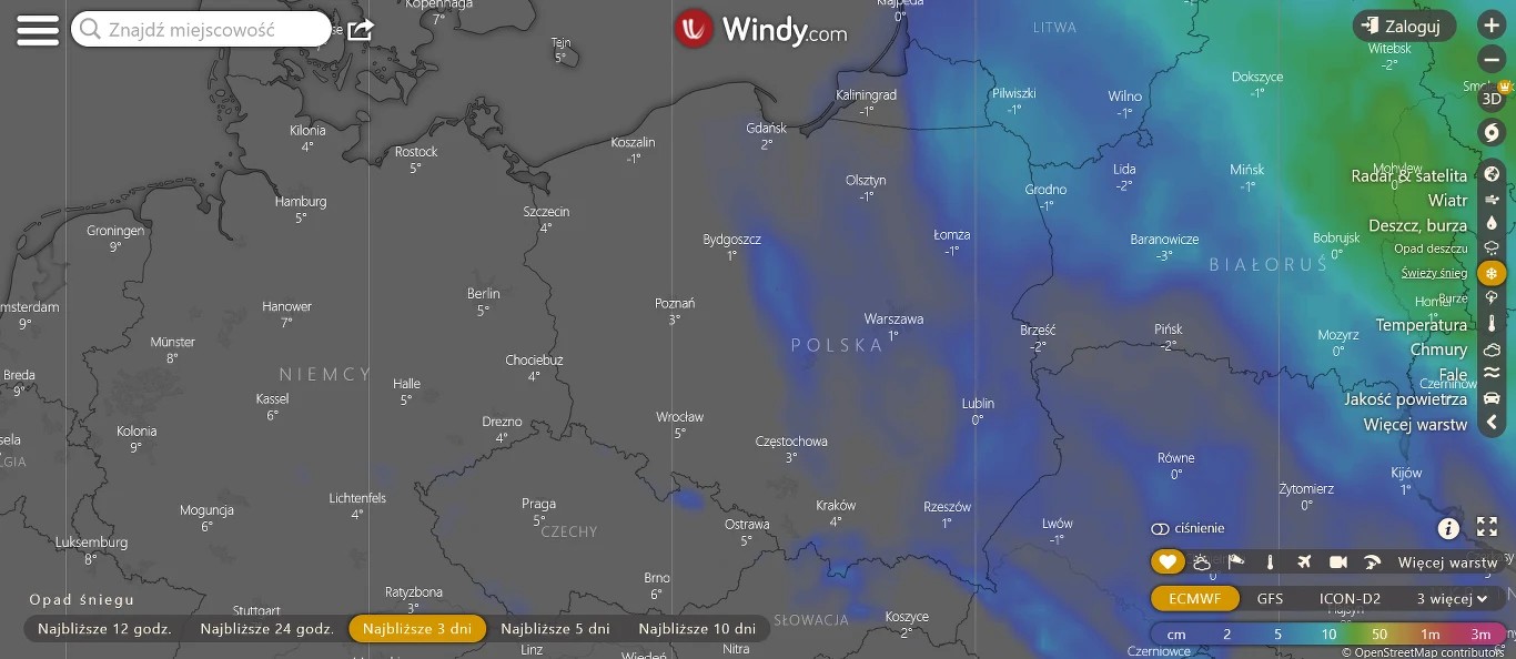 Rozbudowany serwis pogodowy Windy.com