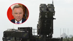 Niemieckie systemy obrony przeciwlotniczej Patriot podczas pokazów w Turcji / zdj. prezydenta: Polsat News
