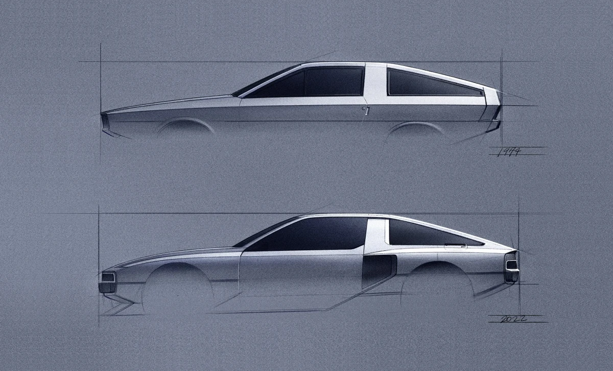Hyundai Pony Coupe z 1974 roku (na górze) i jego współczesne wcielenie (na dole)