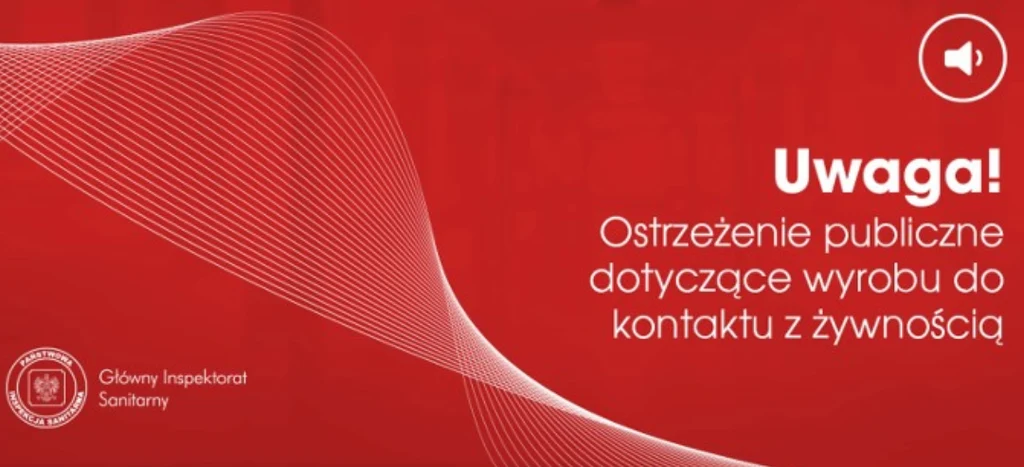 GIS Ostrzeżenie publiczne kontaktu z żywnością 