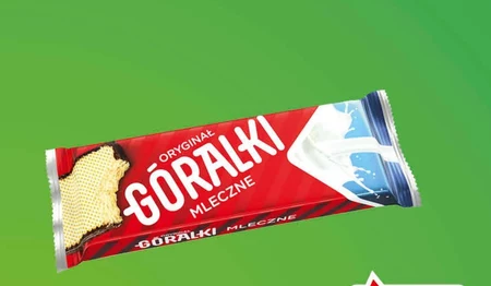 Góralki mleczne Wafelek w polewie kakaowej z nadzieniem 45 g
