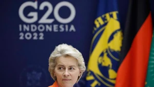  Ursula von der Leyen  o pomocy dla Ukrainy  AFP-PHOTO 5 POL IDN AFP/POOL LUDOVIC MARIN