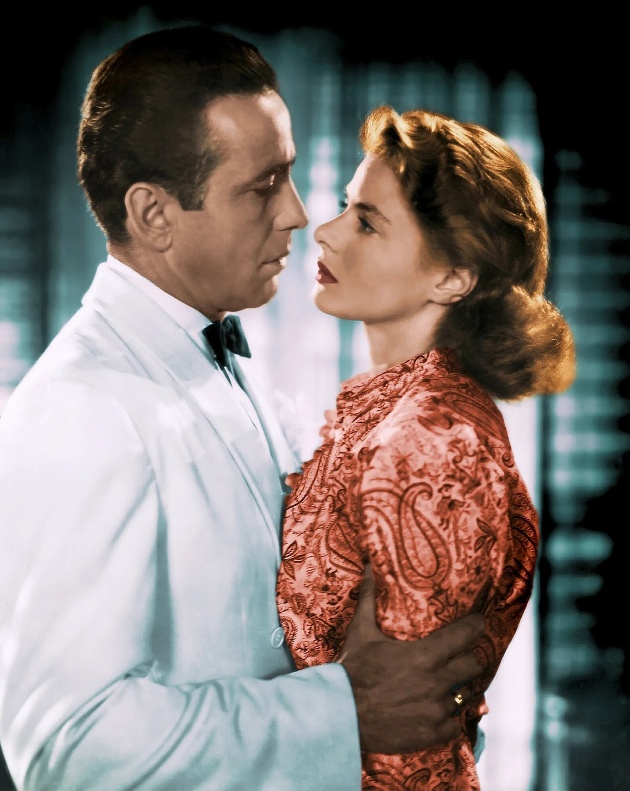 Humphrey Bogart i Ingrid Bergman w filmie "Casablanca"