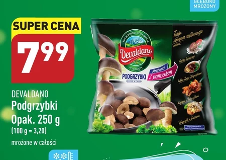 Devaldano Mrożonki Z pomysłem Podgrzybki mrożone w całości 250 g