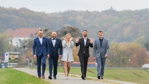"Rolnik szuka żony 9": Mateusz, Tomasz R., Klaudia, Tomasz K. i Michał (screen z oficjalnego profilu programu na Facebooku)