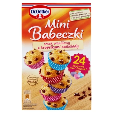 Dr. Oetker Mini babeczki smak waniliowy z kropelkami czekolady 250 g - 1
