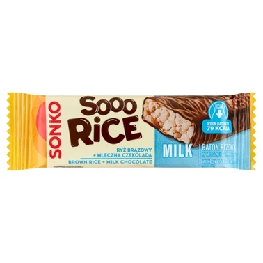 Sonko Sooo Rice Milk Baton ryżowy w mlecznej czekoladzie 16 g - 1