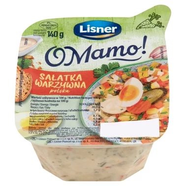 Lisner O Mamo! Sałatka warzywna polska 140 g - 0