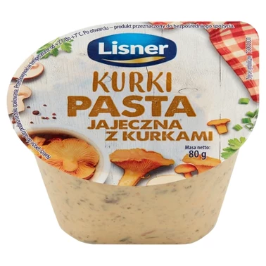 Lisner Pasta jajeczna z kurkami 80 g - 2