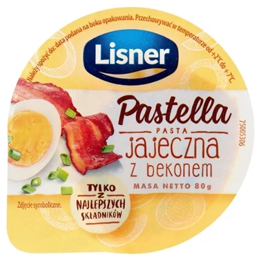 Lisner Pastella Pasta jajeczna z bekonem 80 g - 1