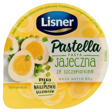 Lisner Pastella Pasta jajeczna ze szczypiorkiem 80 g - 1