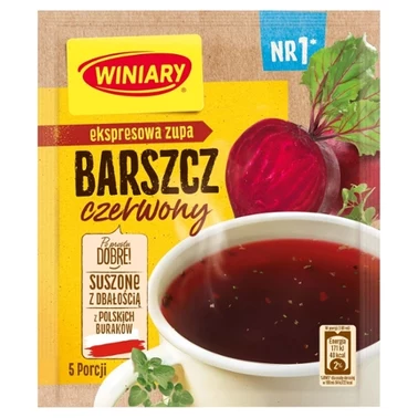 Winiary ekspresowa zupa Barszcz czerwony 60 g - 1