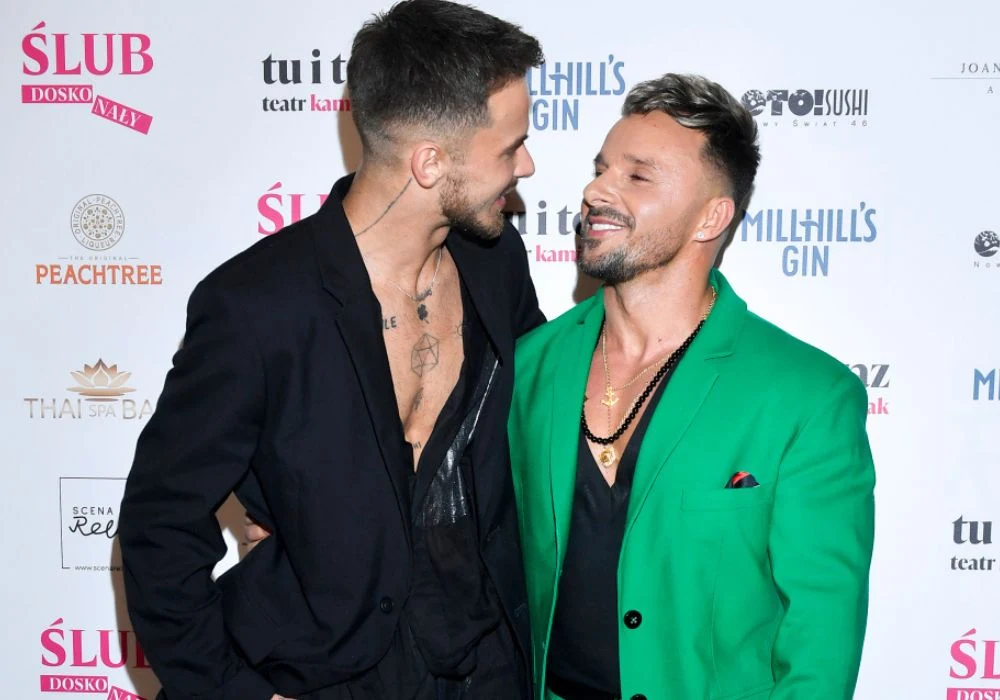 Premiera spektaklu "Ślub doskonały": Qczaj z partnerem Premiera spektaklu "Ślub doskonały": Qczaj z partnerem