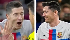 Robert Lewandowski w barwach FC Barcelona