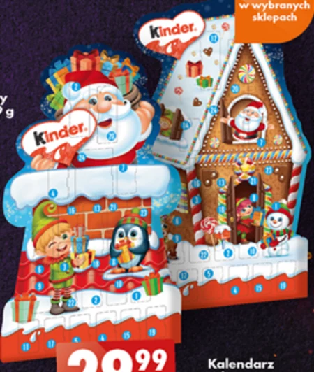 Kinder Kalendarz adwentowy 203 g (24 sztuki)