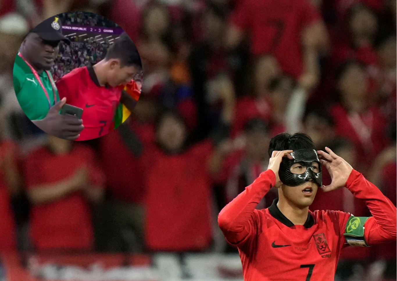 Korea Południowa - Ghana: Dziwny obrazek po meczu Korea Południowa - Ghana: Dziwny obrazek po meczu