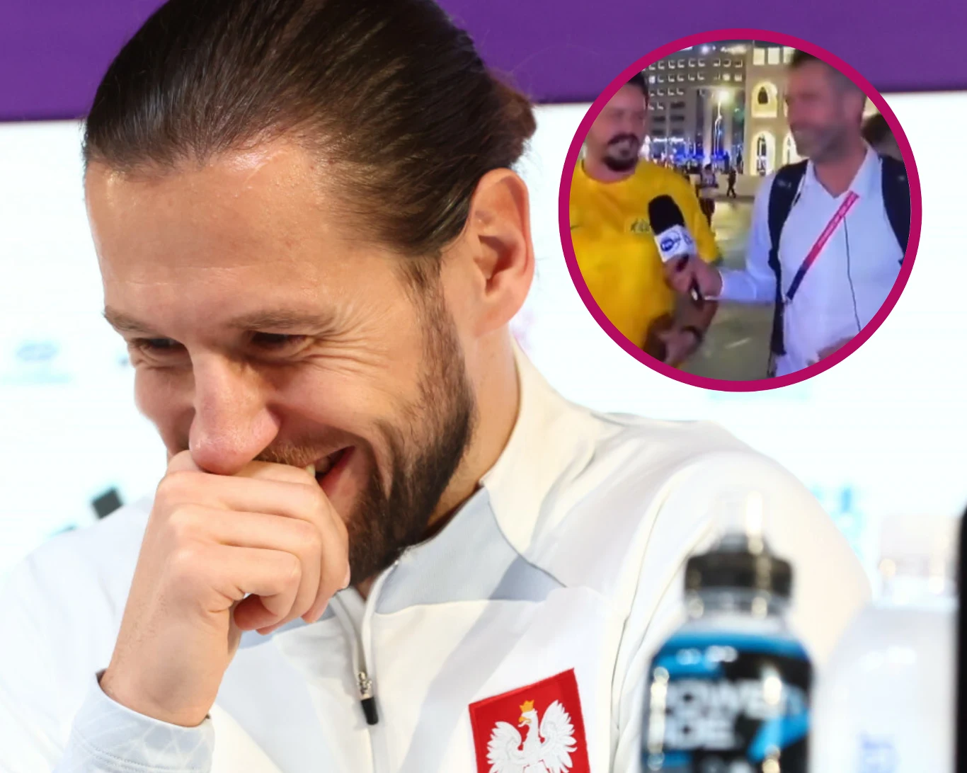 Reporter TVN wkręcony przez fana Reporter TVN wkręcony przez fana