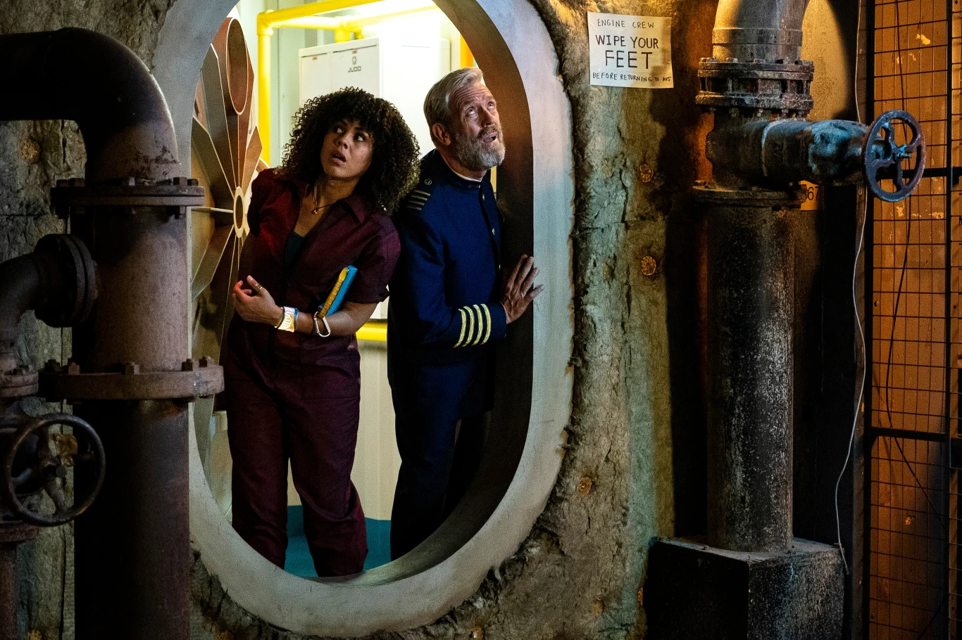 "Avenue 5": Lenora Crichlow , Hugh Laurie