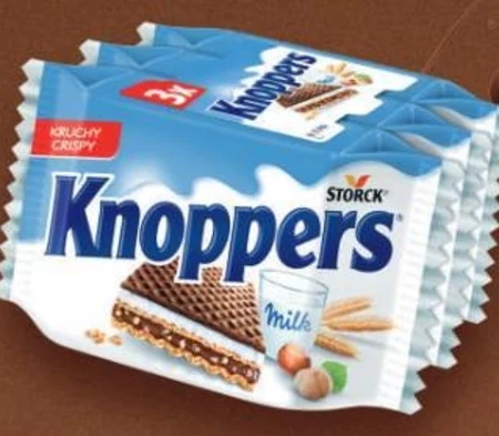 Knoppers Wafelek mleczno-kokosowy 75 (3 x 25 g)