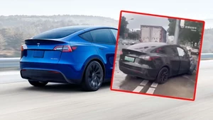 Tesla Model Y uczestniczyła w kolizji w mieście Taizhou