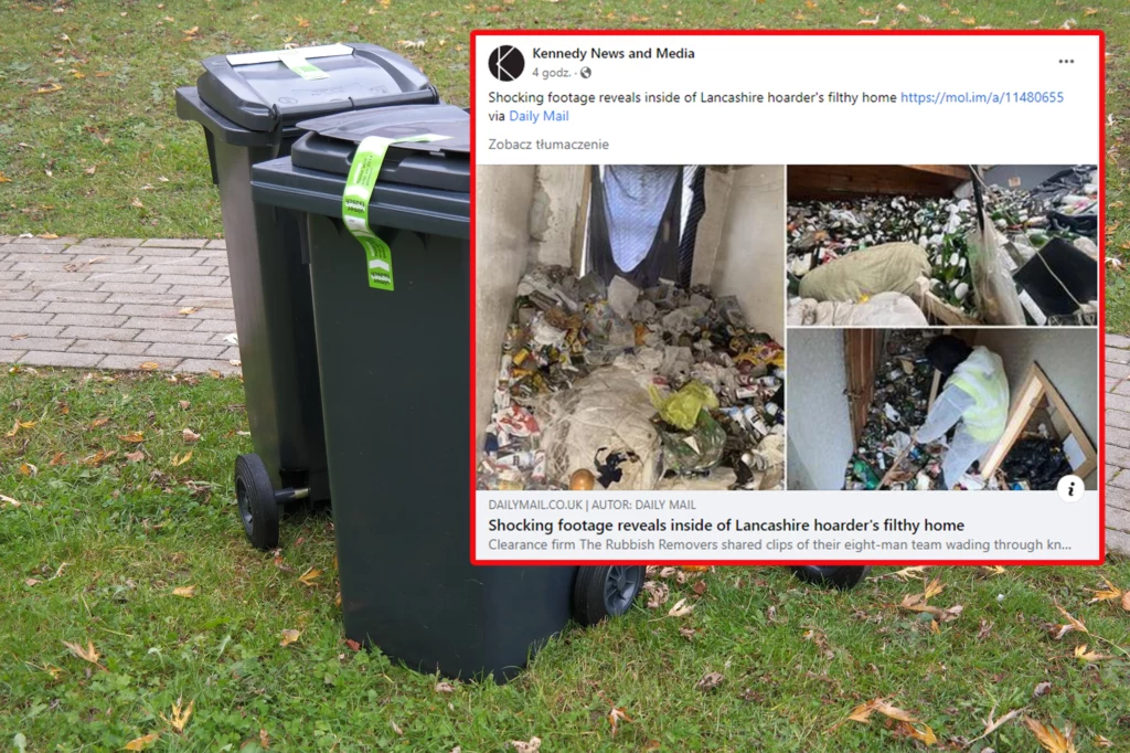 W domu było kilka ton śmieci. Sprzątanie trwało trzy dni