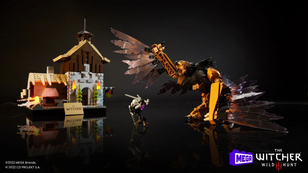 Klocki z Wiedźmina 3 - efekt współpracy CDPR z firmą Mega Construx Klocki z Wiedźmina 3 - efekt współpracy CDPR z firmą Mega Construx