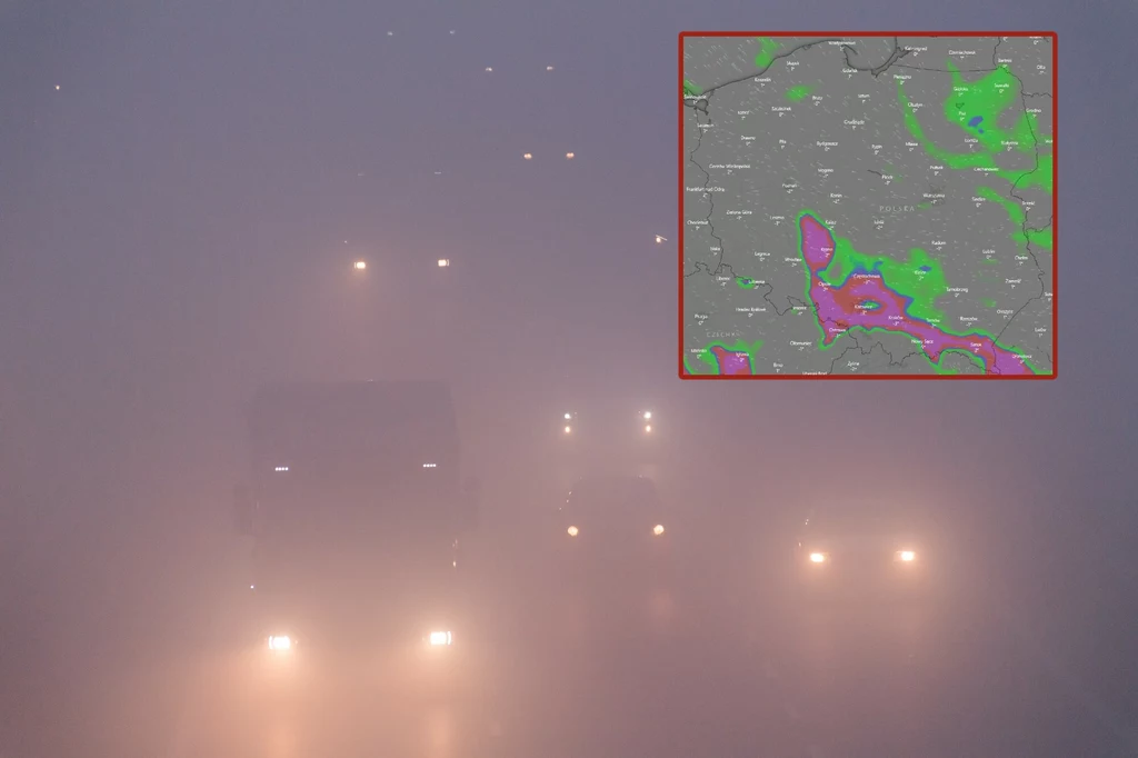 Marznące mgły nad Polską Marznące mgły nad Polską