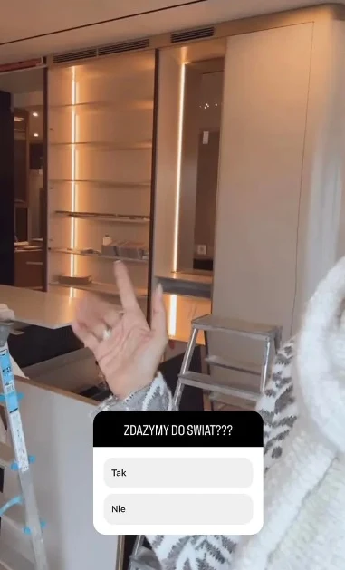 Eleganckie szafy w nowym domu Janachowskiej. Eleganckie szafy w nowym domu Janachowskiej.