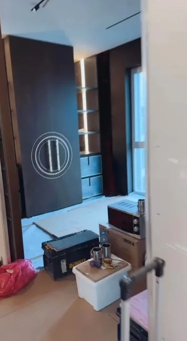 Nowoczesne wnętrza w nowym domu Izabeli Janachowskiej. Nowoczesne wnętrza w nowym domu Izabeli Janachowskiej.