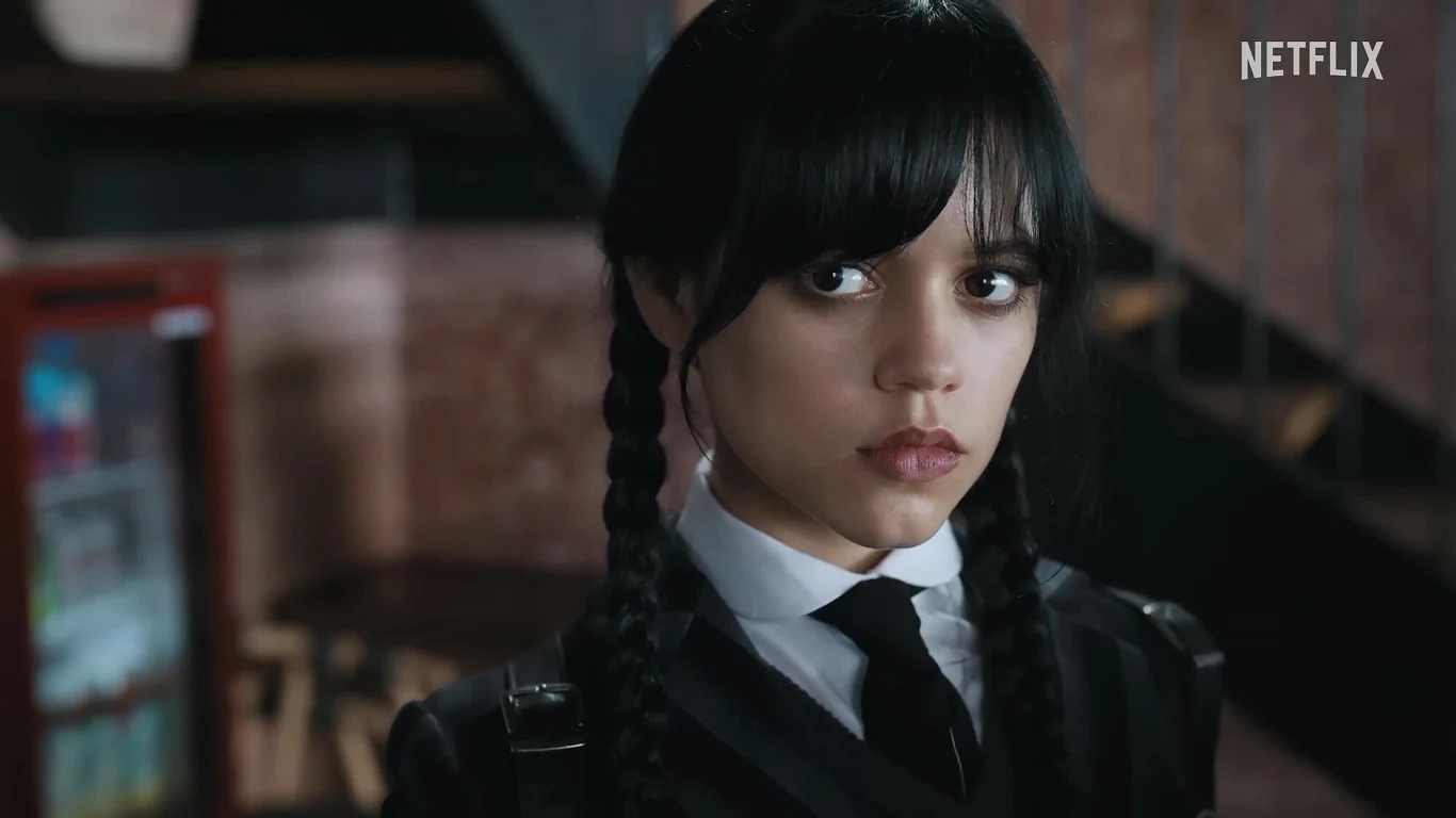 Jenna Ortega w serialu "Wednesday"