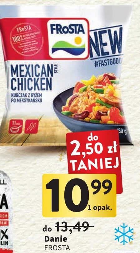 FRoSTA Mexican Style Chicken Kurczak z ryżem po meksykańsku 450 g