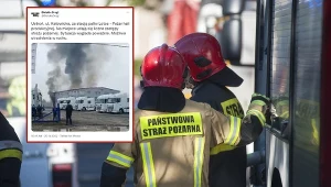 W Ustroniu doszło do pożaru hali 