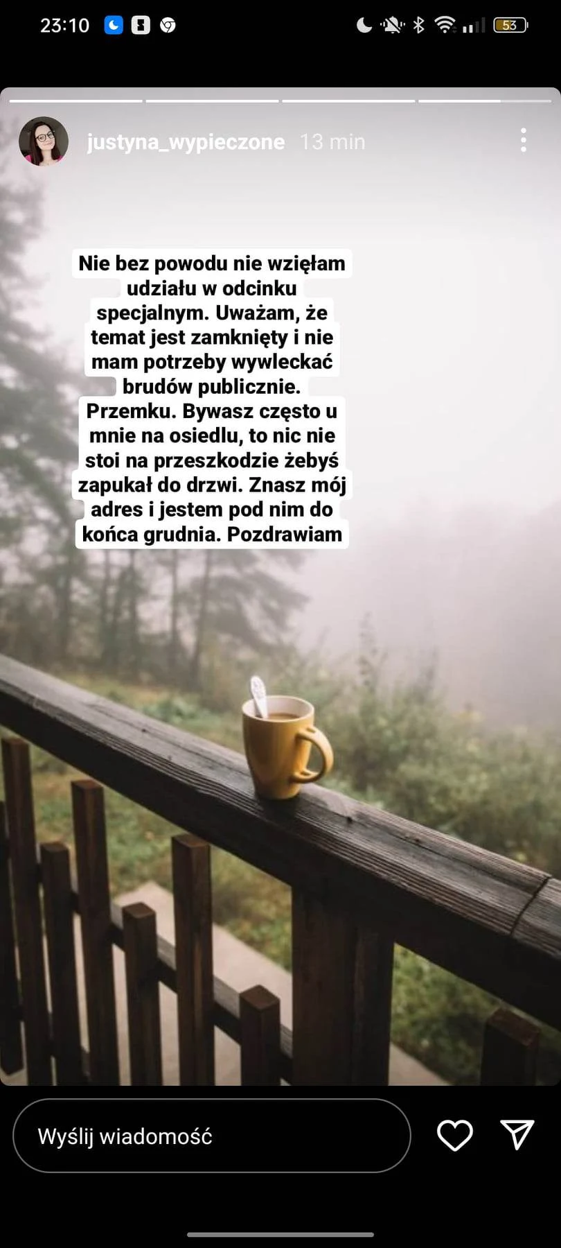 Justyna ze "Ślubu od pierwszego" wejrzenia zerwała z mężem SMS-em Justyna ze "Ślubu od pierwszego" wejrzenia zerwała z mężem SMS-em